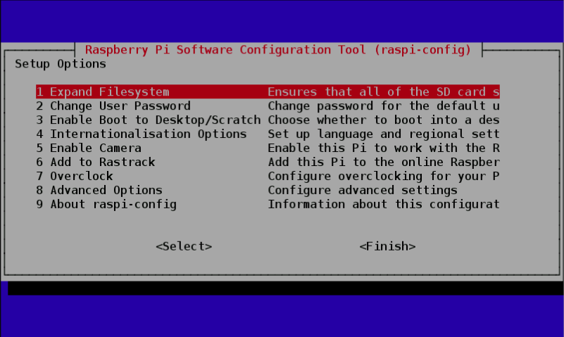 raspi-config